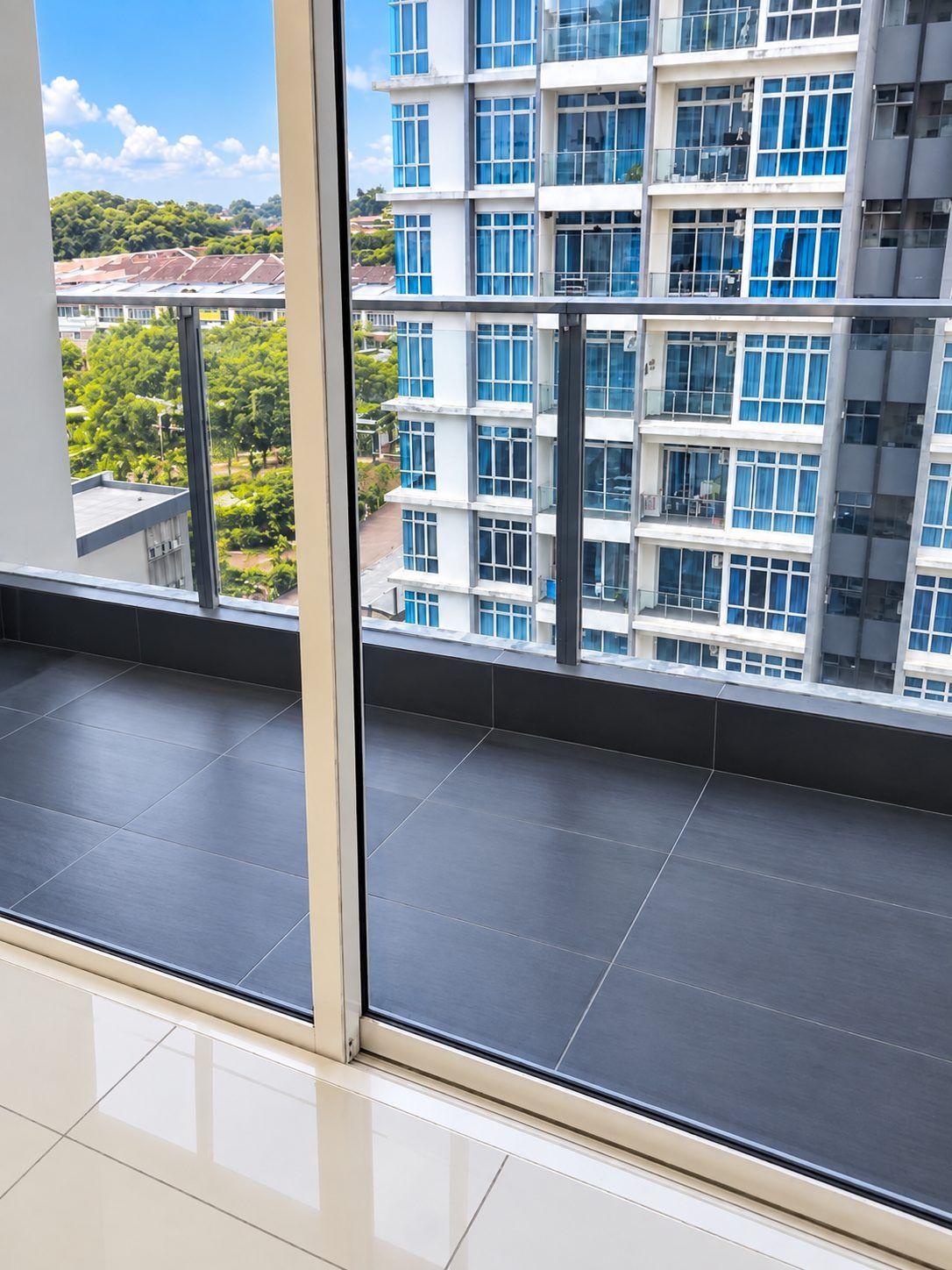 Balcony - The Senai Garden Apartment | 2+1 Bedroom | RM1,500 - Image 5