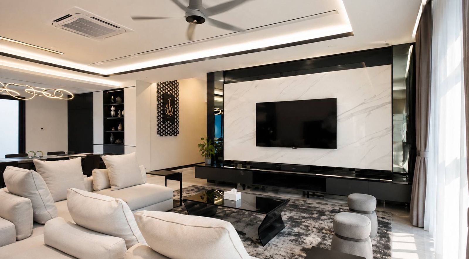 Living room - Modern Designed, Fully Renovated & Furnished 2 Storey Bungalow - Image 14