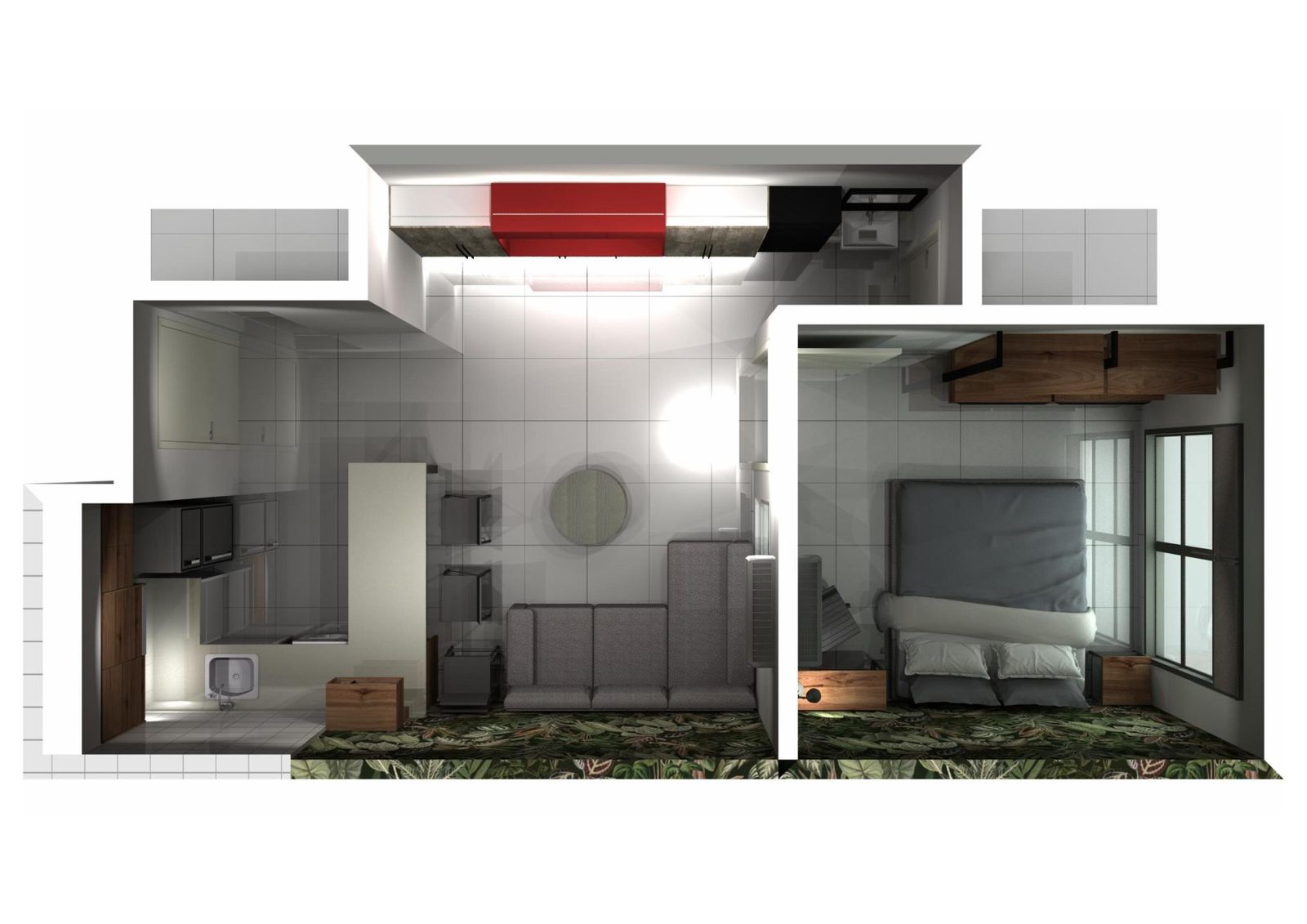 Floor plan - [Good for Rental Return] ARTE Mont Kiara, Fully-furnished Simplex for Sale - Image 17