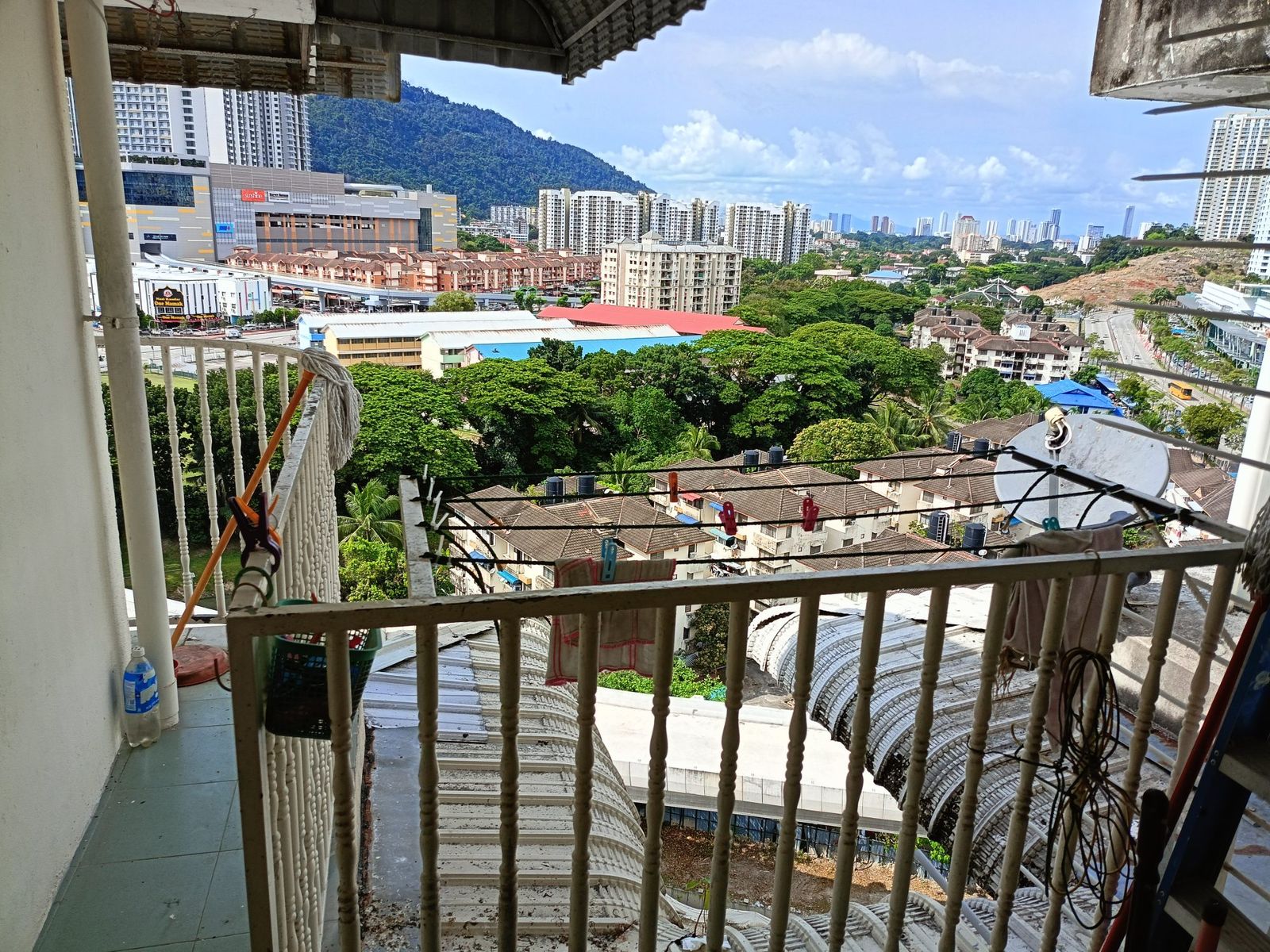 Balcony - Desa Intan at Farlim, Block 7A High Floor unit FOR SALE  - Image 1