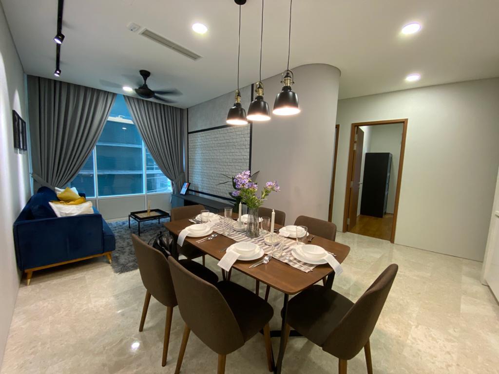 Dining - Sky Suites @ KLCC, Tenanted & Fully Furnished - Image 9