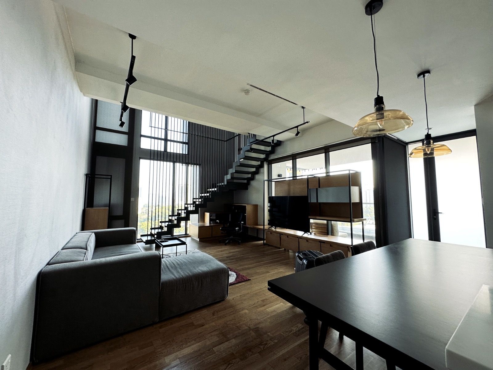 Living room - Twy Mont Kiara duplex, 1,374 sq ft corner unit with balcony - Image 1
