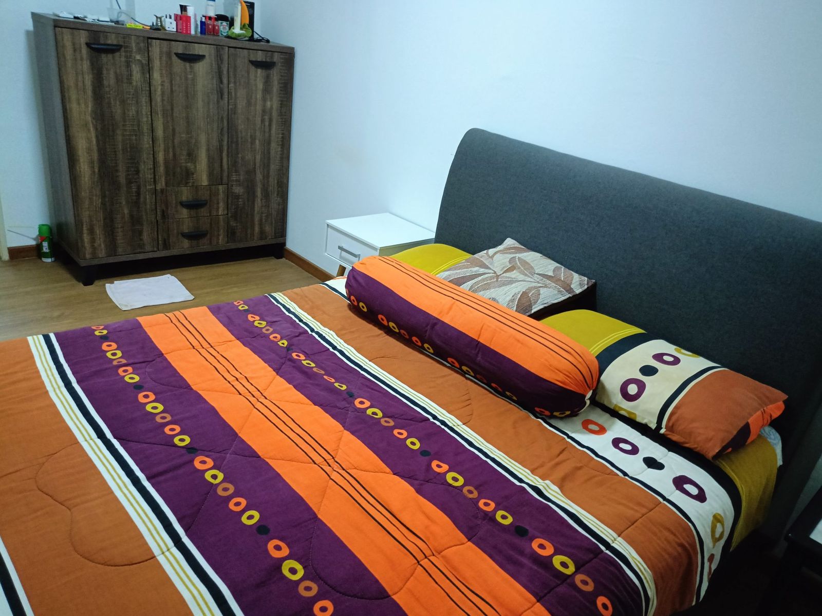 Master bedroom - Sri Saujana Apartment, 42B 3 bedrooms 1 fixed carpark at Gat Macallum Georgetown Penang - Image 19