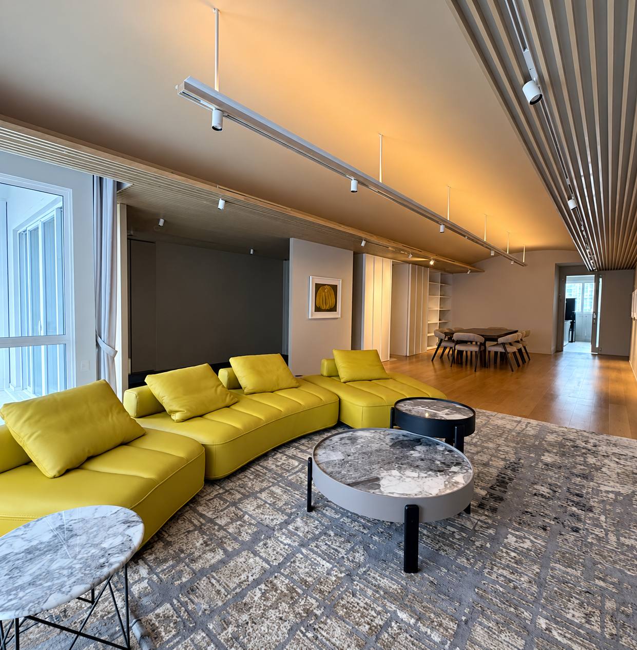 Living room - Spacious Japandi Inspired 4+1 bedroom unit at Pavilion Hilltop  - Image 1