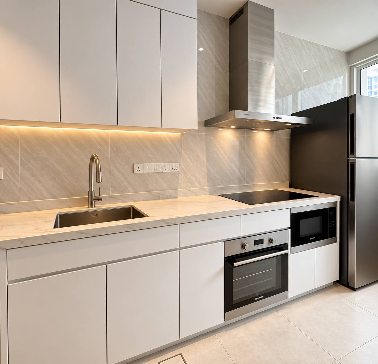 Kitchen - Spacious Japandi Inspired 4+1 bedroom unit at Pavilion Hilltop  - Image 4