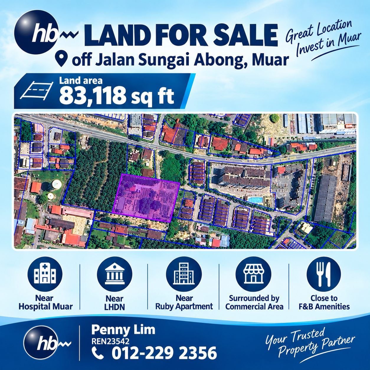 Land Jalan Sungai Abong Muar - Image 1