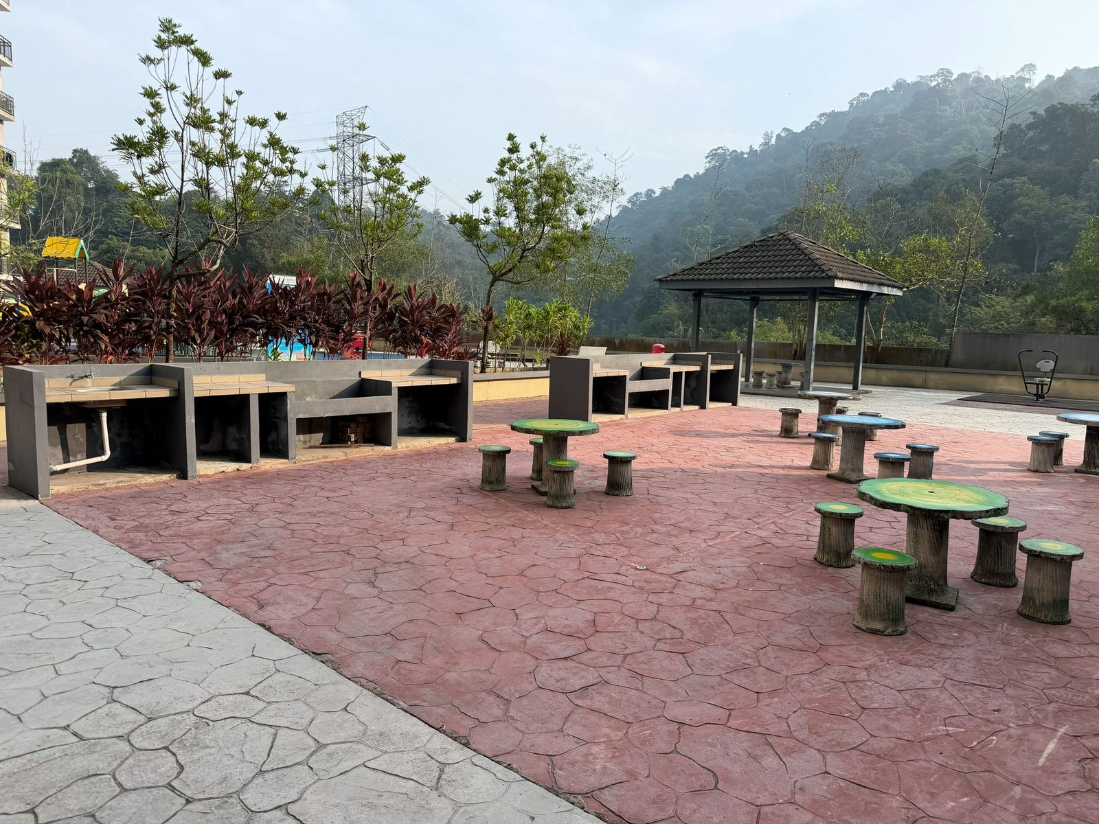 BBQ area