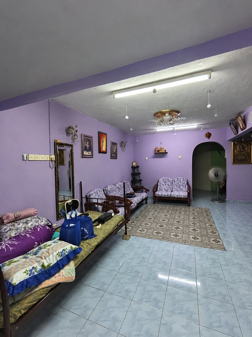 Living room - RUMAH TERES 2 TINGKAT - TAMAN KEMAJUAN, PERLIS - Image 2