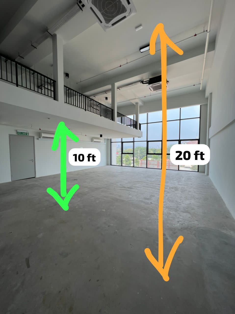 Emhub warehouse for rent Petaling jaya Selangor Kota damansara retail lot Shop lot  - Image 1