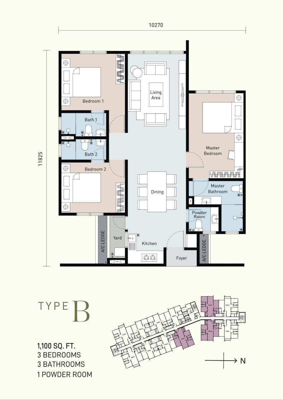 KONDOMINIUM BARU KOTA KEMUNING DARI RM470K SAHAJA! 🔥 3 BILIK | 2–4 BILIK AIR | 2–3 PARKING | FREEHOLD - Image 6