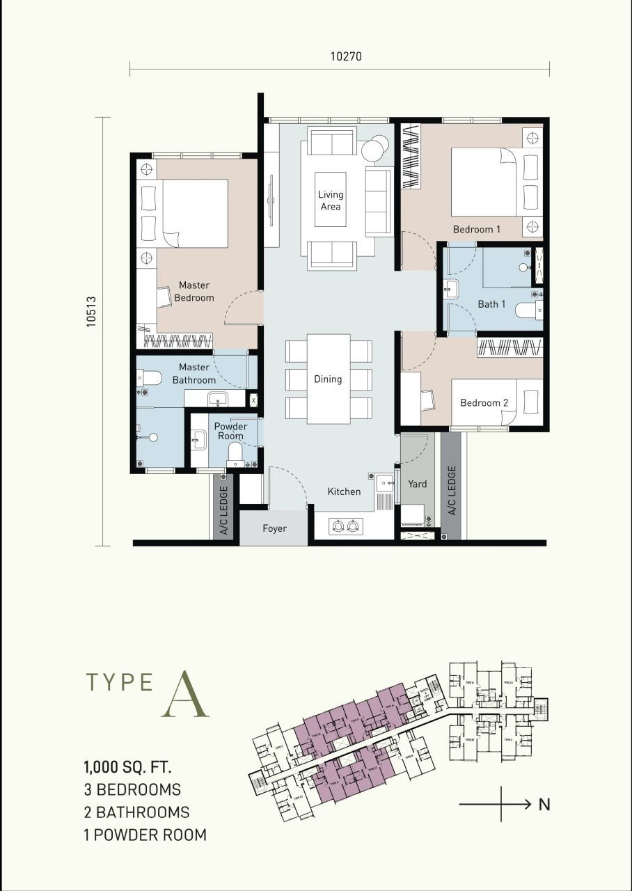 KONDOMINIUM BARU KOTA KEMUNING DARI RM470K SAHAJA! 🔥 3 BILIK | 2–4 BILIK AIR | 2–3 PARKING | FREEHOLD - Image 7