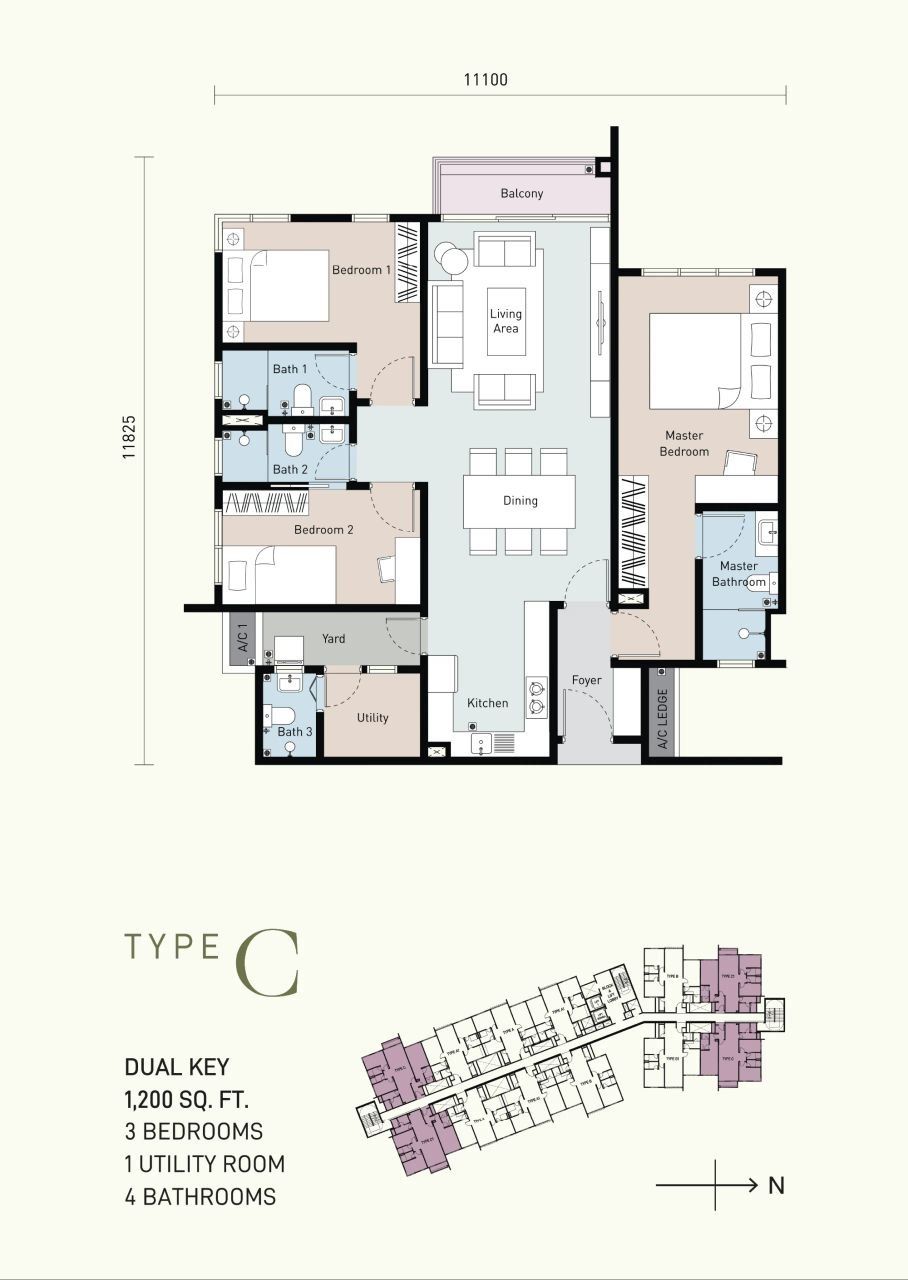 KONDOMINIUM BARU KOTA KEMUNING DARI RM470K SAHAJA! 🔥 3 BILIK | 2–4 BILIK AIR | 2–3 PARKING | FREEHOLD - Image 5