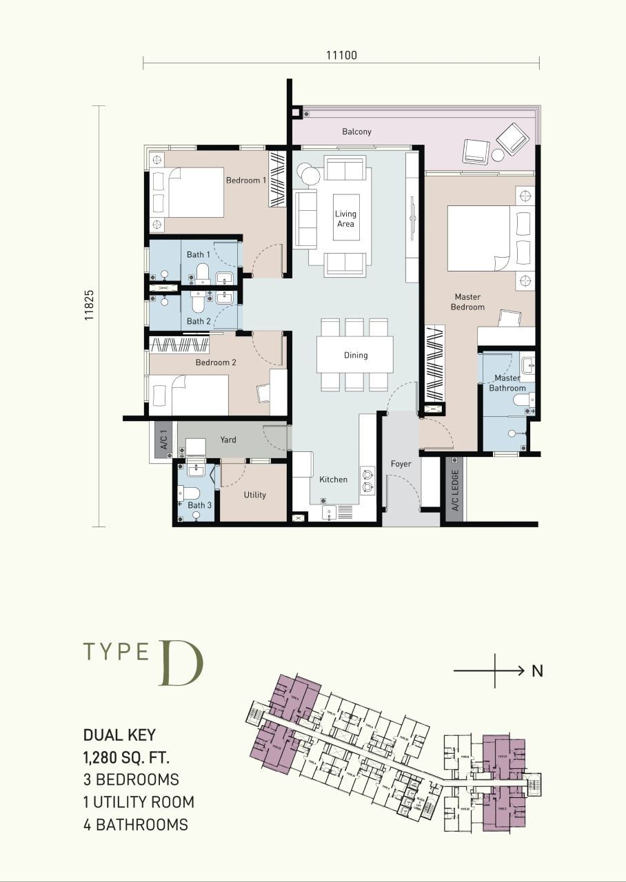 KONDOMINIUM BARU KOTA KEMUNING DARI RM470K SAHAJA! 🔥 3 BILIK | 2–4 BILIK AIR | 2–3 PARKING | FREEHOLD - Image 4