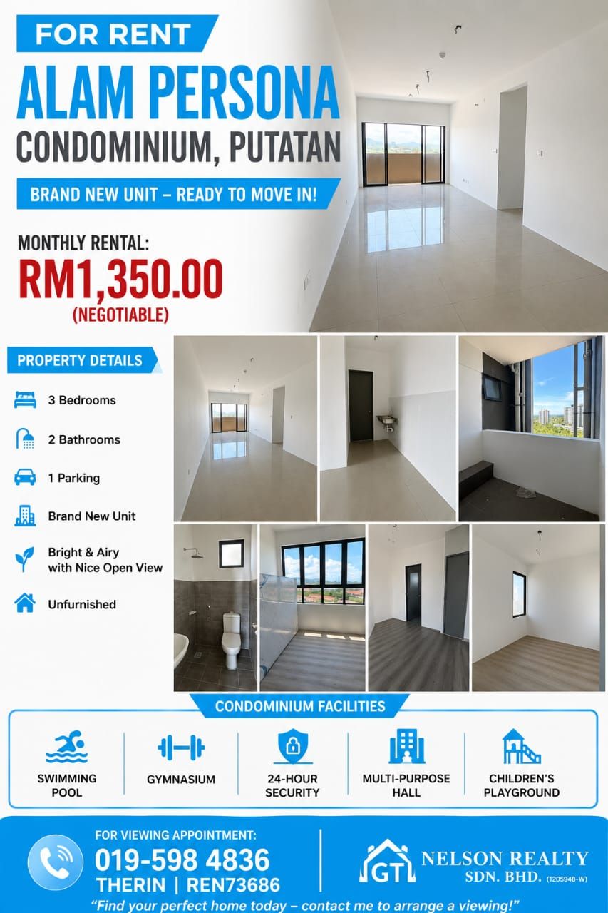 Condo Alam Persona Putatan For Rent - Image 1