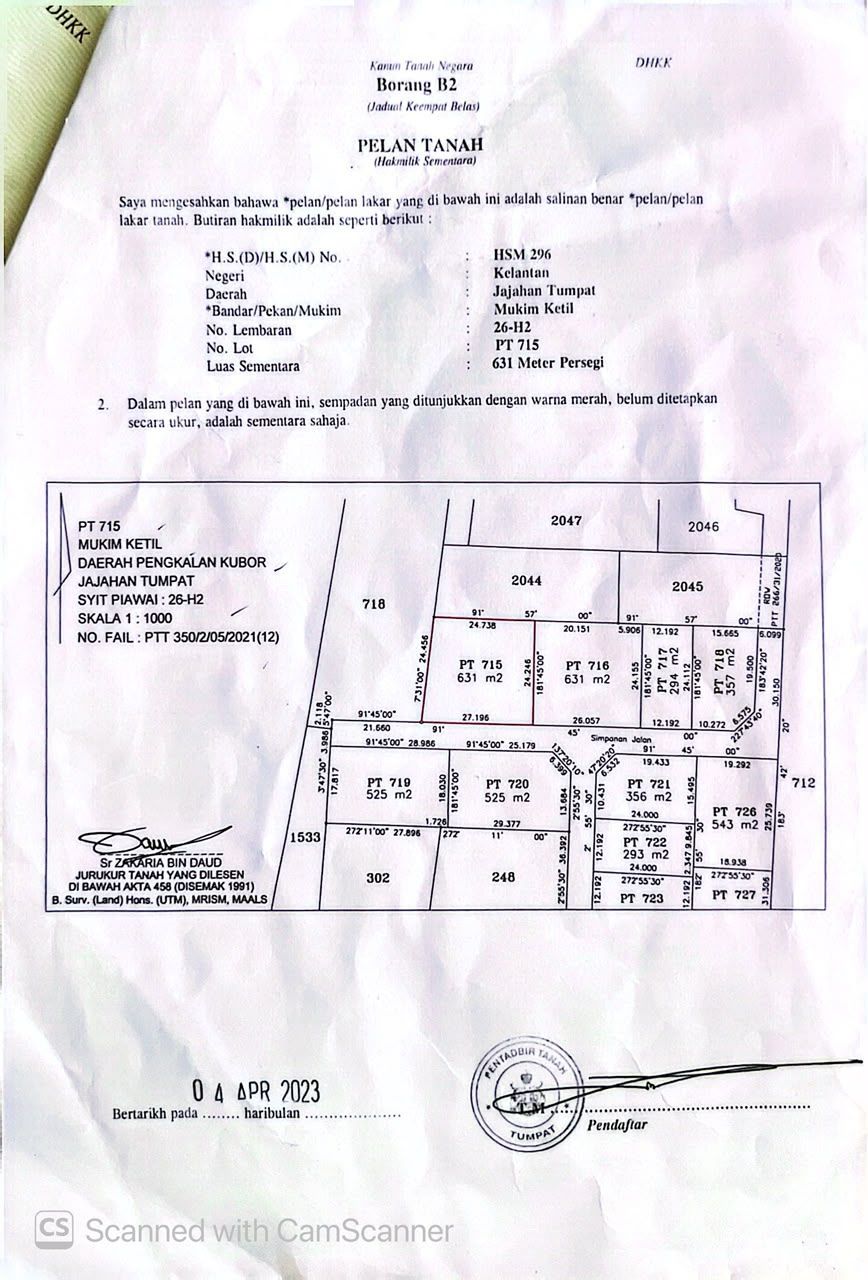 Floor plan - Tanah Lot Banglo 6,792 Kaki², Kg Ketil, Pengkalan Kubor, Tumpat - Image 5