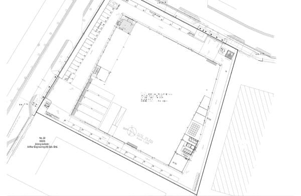 Floor plan - 1 STOREY WAREHOUSE WITH OFFICE AT KOTA KEMUNING, SHAH ALAM - Image 5